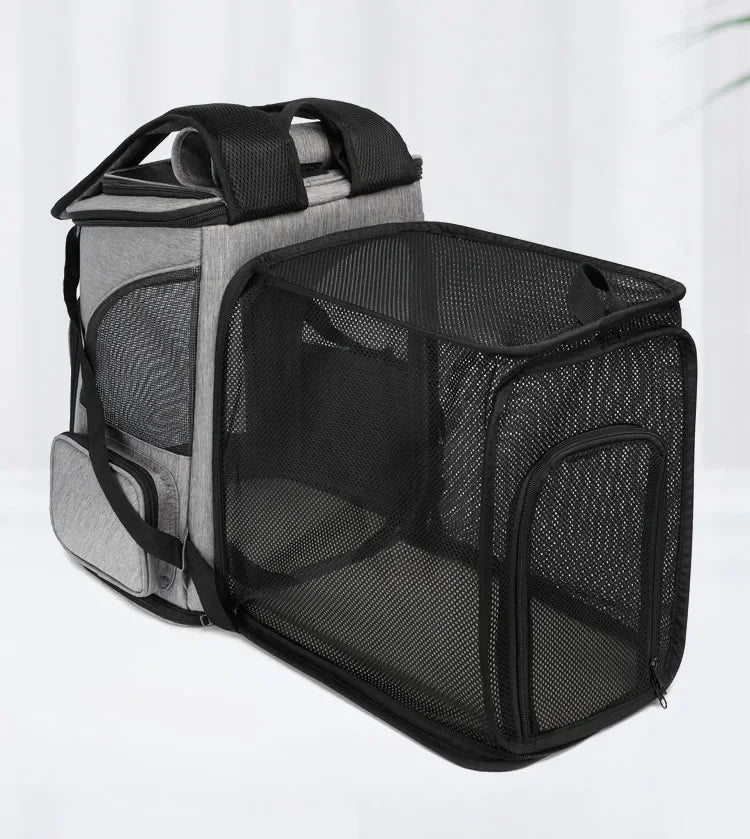Atmungsaktiver Haustier-Tragetaschen-Rucksack
