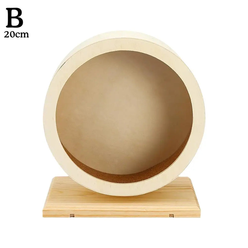 Golden Bear Wooden Hamster Running Wheel