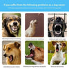 A grid of images showing dog owners suffering from barking problems, including screaming dogs and a dog barking at people.