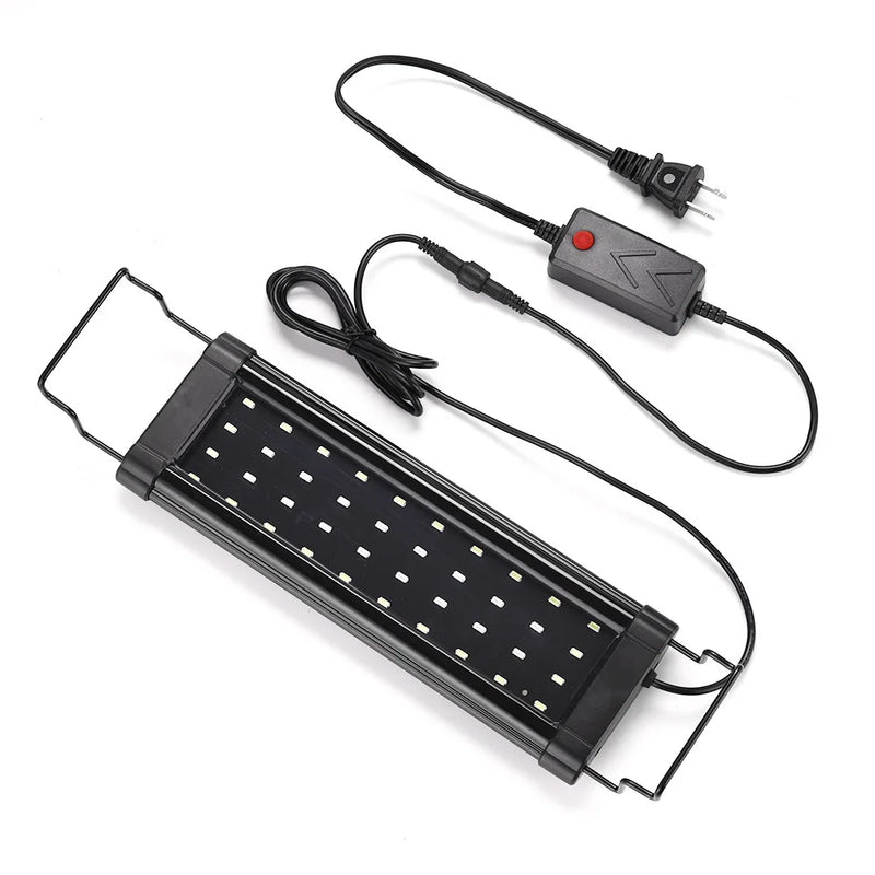 Ultra Slim Aquarium LED Light Clip Lamp RGB 31-120cm