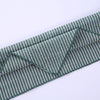 Blue White Striped Cotton Dog Bandana with Adjustable Fit