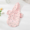 Cartoon Printed Waterproof Dog Raincoat