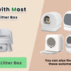 Drawstring Cat Litter Box Liners for Self-Cleaning Litter Boxes