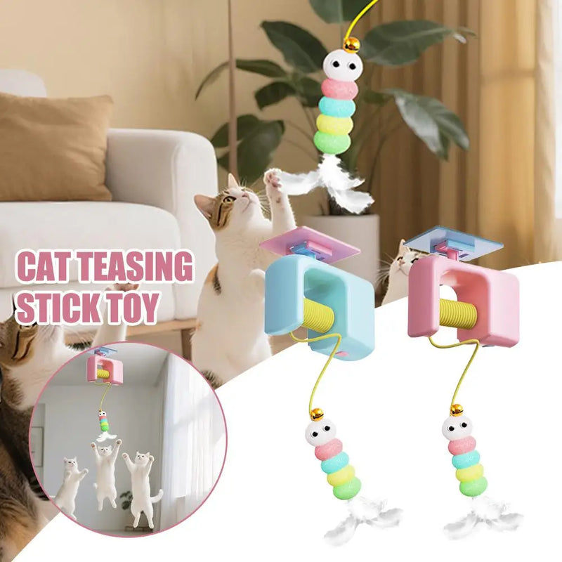 Jouet Interactif pour Chat avec Corde Rétractable