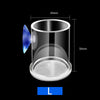 Clear Acrylic Aquarium Feeding Cup Ring Anti-drift Betta Fish Feeder