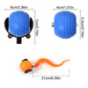Interactive 360° Rotating Cat Toy with LED Light and Obstacle Avoidance