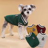 Classic V-Neck Knit Pet Sweater for Small Dogs & Cats