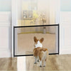 Foldable Mesh Pet Gate with Hooks for Doorways and Stairs
