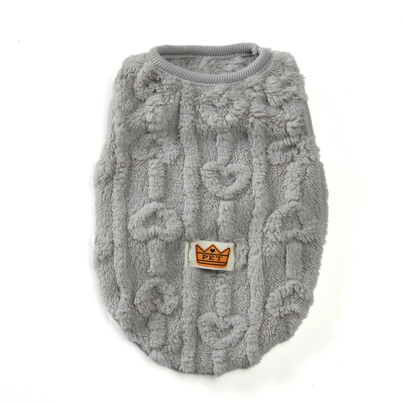 Chaleco de Felpa Suave para Perros en Invierno
