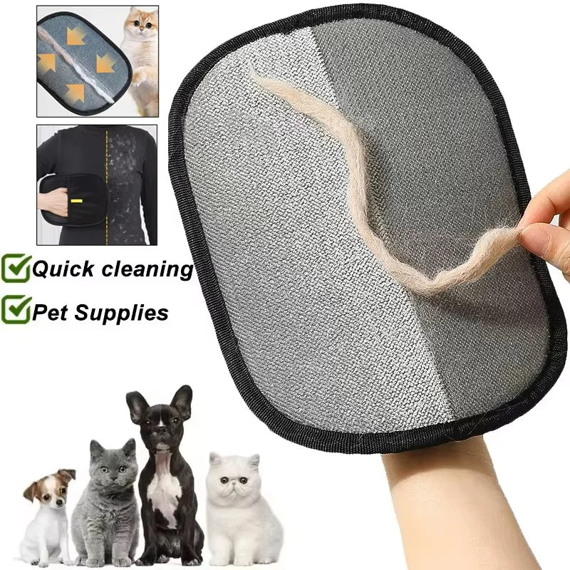 Pet Grooming Gloves for Dog and Cat Hair Removal