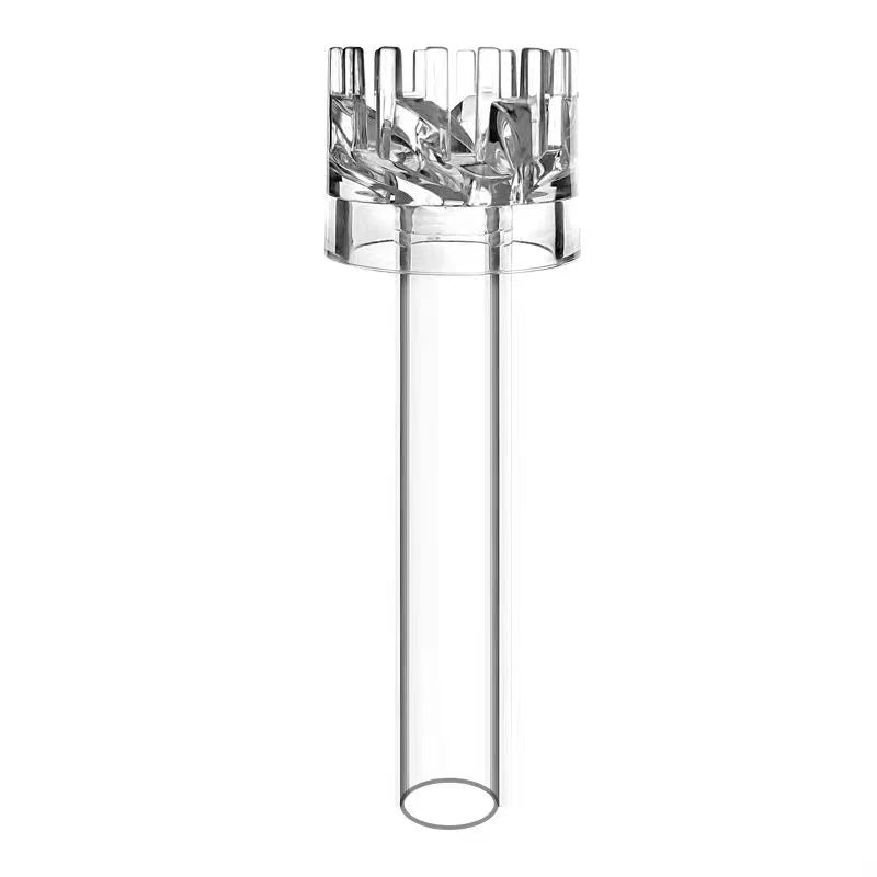 Clear Aquarium Skimmer with Acrylic Lily Pipe Inflow Outflow