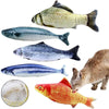 Catnip-Filled Plush Fish Toy 5-Pack for Cats and Kittens
