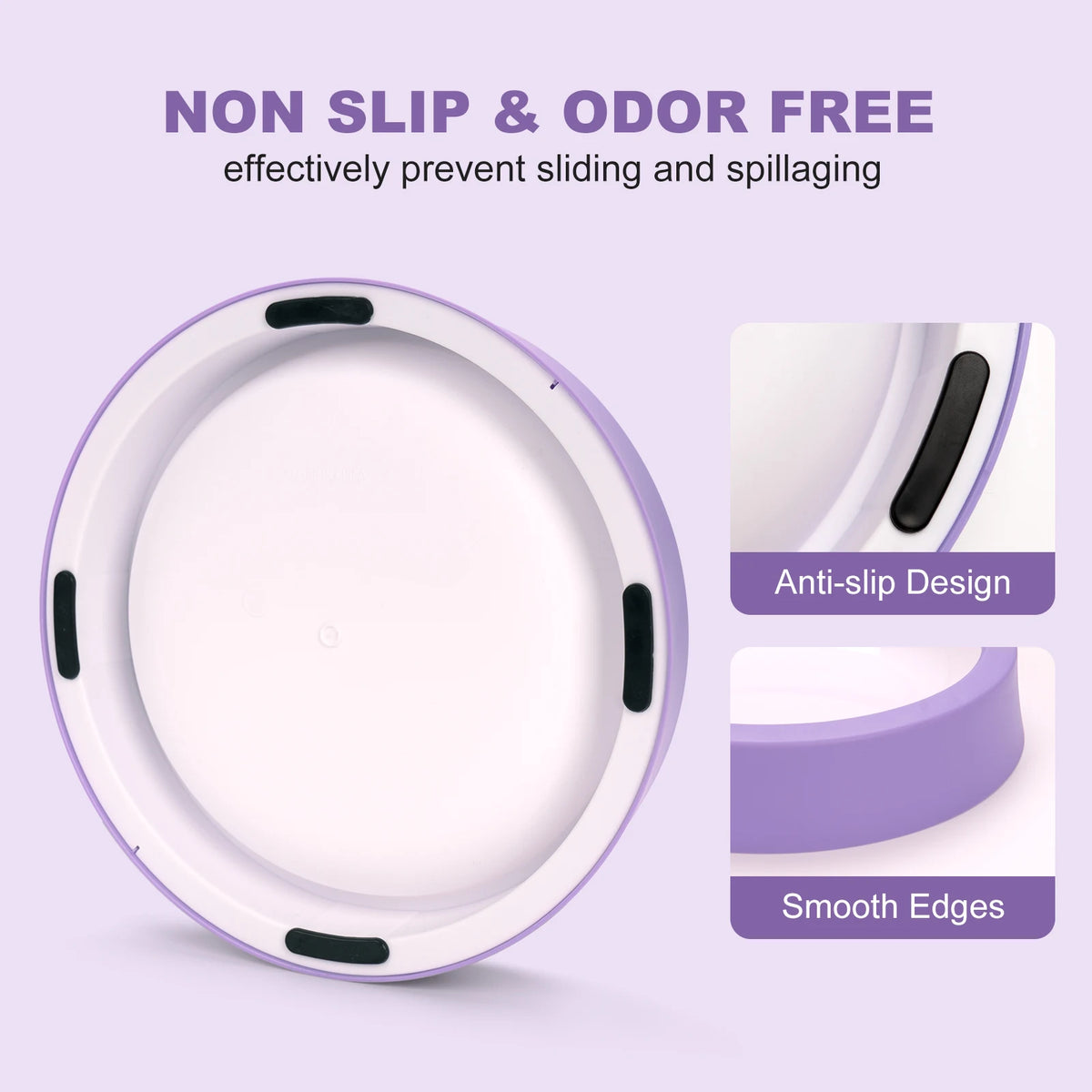 Anti-Gulping Maze Slow Feeder Dog Bowl with Non-Slip Base
