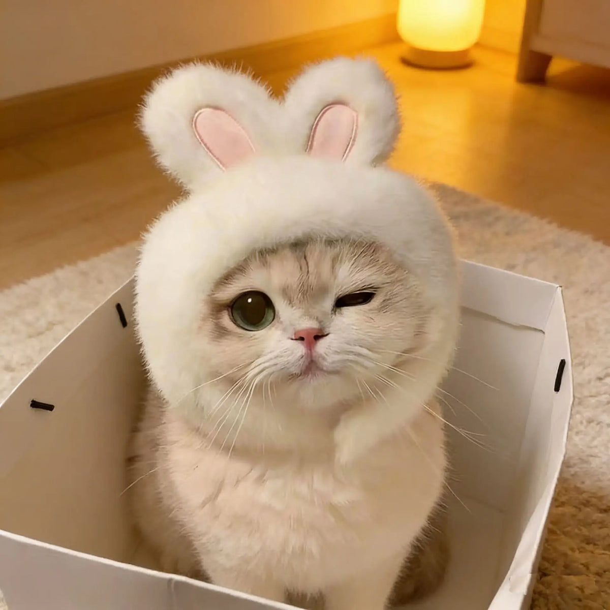Adorable Bear Plush Pet Headwear for Cats and Small Dogs