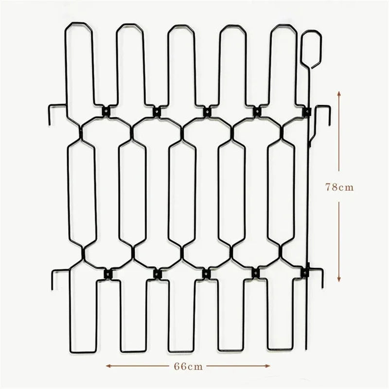 Adjustable Retractable Pet Safety Gate for Doorways and Stairs