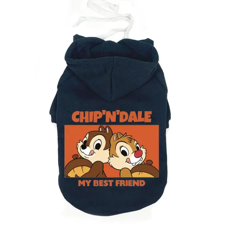 Sudadera azul marino con un gráfico de Chip 'n Dale y el texto Mi Mejor Amigo