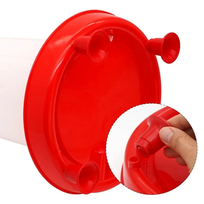 Automatic Poultry Waterer & Feeder 1.5kg / 3L with Footrest