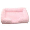 Large Dog Bed with Plush Cover and Removable Pad