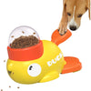 Interactive Treat Dispenser Dog Toy – Cute Yellow Duck Puzzle Feeder