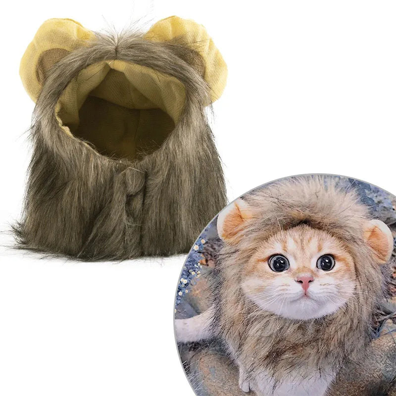Sombrero de Melena de León para Mascotas
