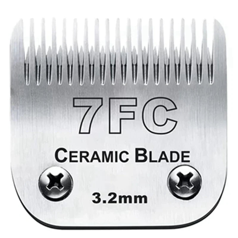 Ceramic Pet Grooming Blade Set for Andis, Oster, and Wahl Clippers