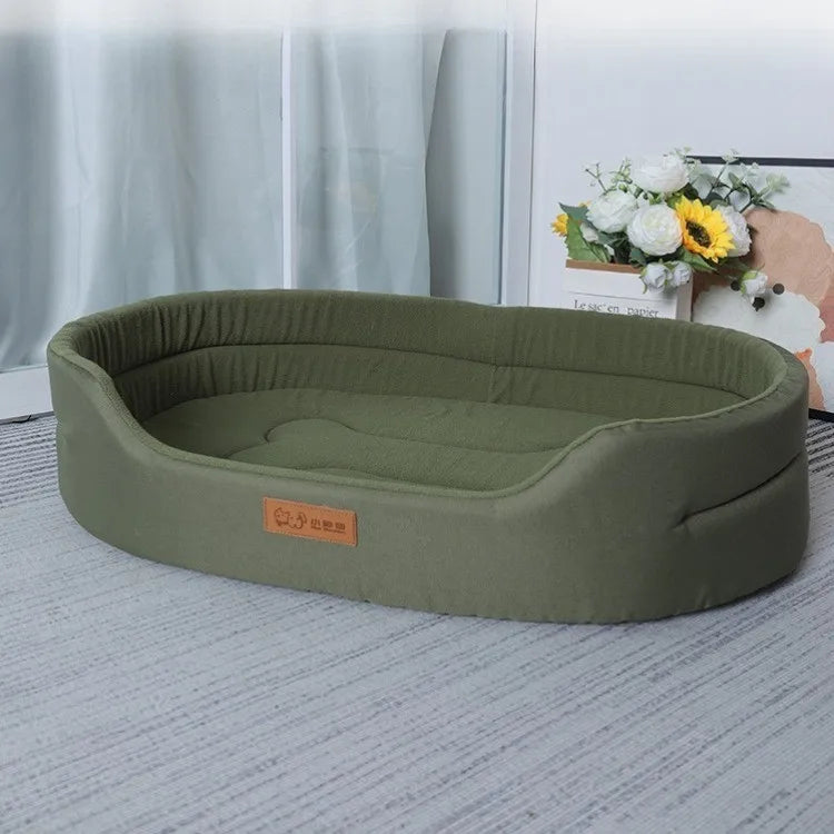Waterproof Oxford Dog Bed with Removable Washable Cover
