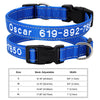 Personalisierte bestickte Nylon-Hundehalsband