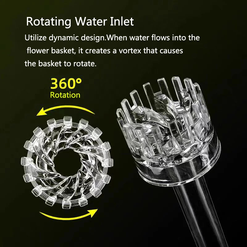 Clear Aquarium Skimmer with Acrylic Lily Pipe Inflow Outflow