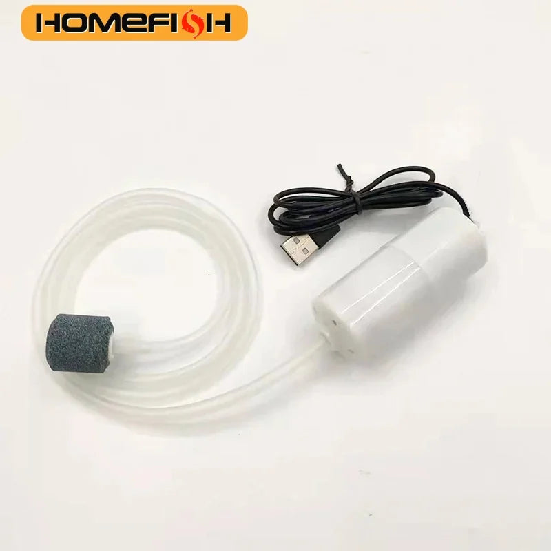 Kompakte USB-Aquarienluftpumpe