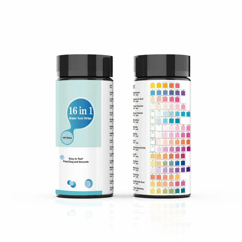 Bandelettes de test d'eau pour aquarium 16 en 1