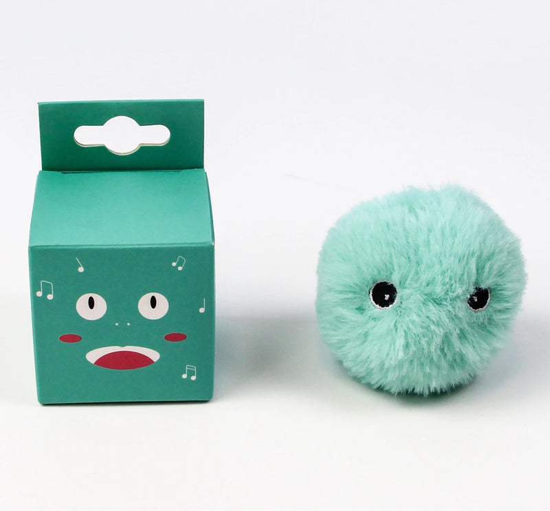 Pelota de Peluche Interactiva para Gatos con Sonidos Incorporados