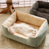 Coussin de lit doux en peluche pour animaux
