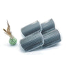 Cat Corner Scratcher with Self-Grooming Bristles and Catnip