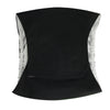 A black washable dog belly band product shown against a white background.