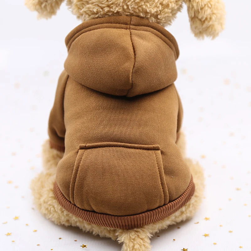 Suéter con Capucha Acogedor para Perros Pequeños