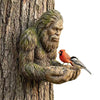 Tree Face Bird Feeder - Resin Tree Hugger Sculpture for Outdoor Garden