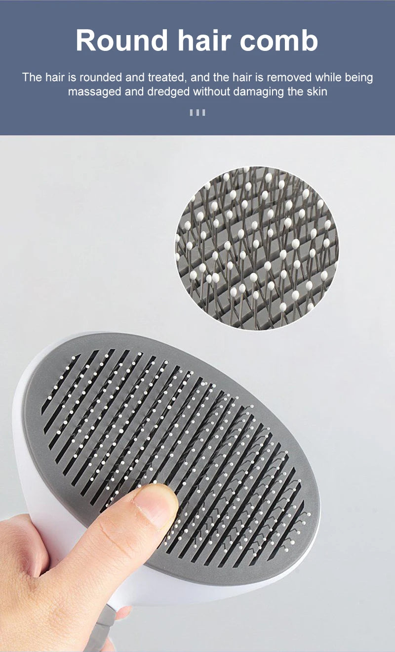 Self-Cleaning Pet Grooming Brush