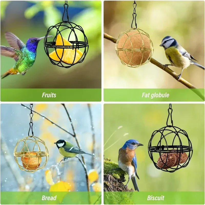 Hanging Metal Bird Feeder with Hook