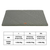 Gray washable dog sleeping mat suitable for crate and kennel use