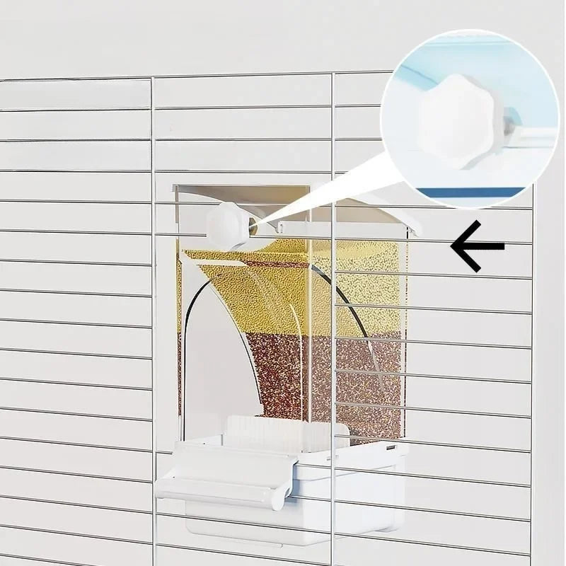 Parrot No-Waste Feeder with Seed Husk Separator
