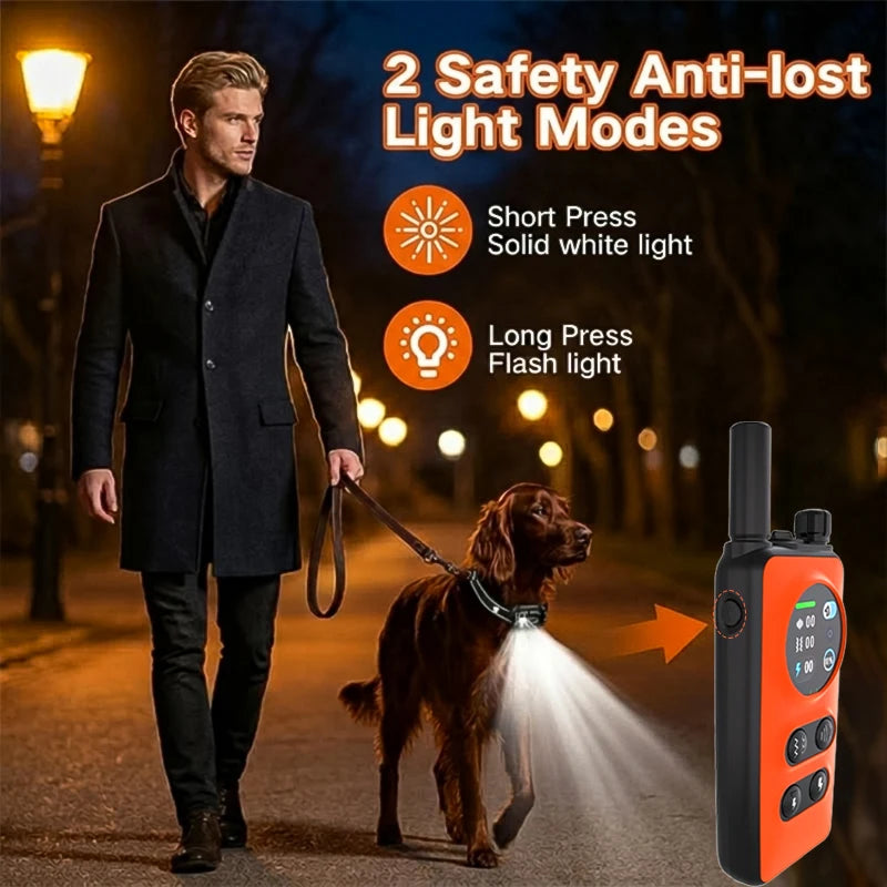 Remote Dog Training Collar with Voice and Vibration Modes
