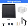 Solar Powered Pond Aerator with Battery Backup
