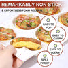 Non-Stick Silicone Egg & Muffin Molds for Breakfast Sandwiches and Tart Baking