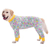 Cartoon Print Cotton Pajamas for Medium and Large Dogs