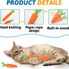 Juguete para Mamar de Gato con Forma de Zanahoria
