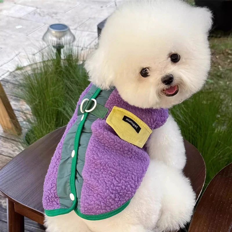 Abrigo Floral para Perros y Gatos Pequeños