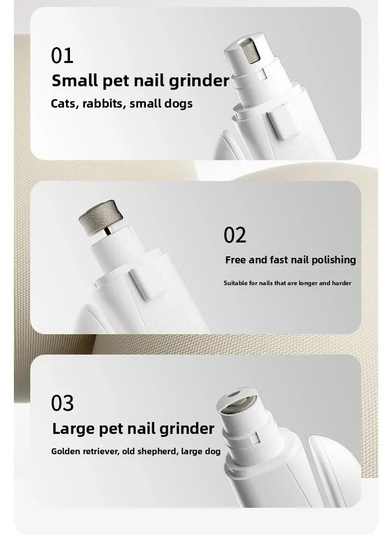 2-in-1 Pet Nail Clipper and Grinder with LED Light