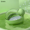Pet Bath Brush with Soap Dispenser & Silicone Bristles