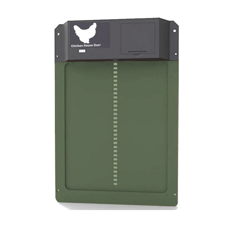 Battery-Powered Automatic Chicken Coop Door Opener with Light Sensor