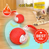 Interactive Automatic Rolling Cat Toy with Tail